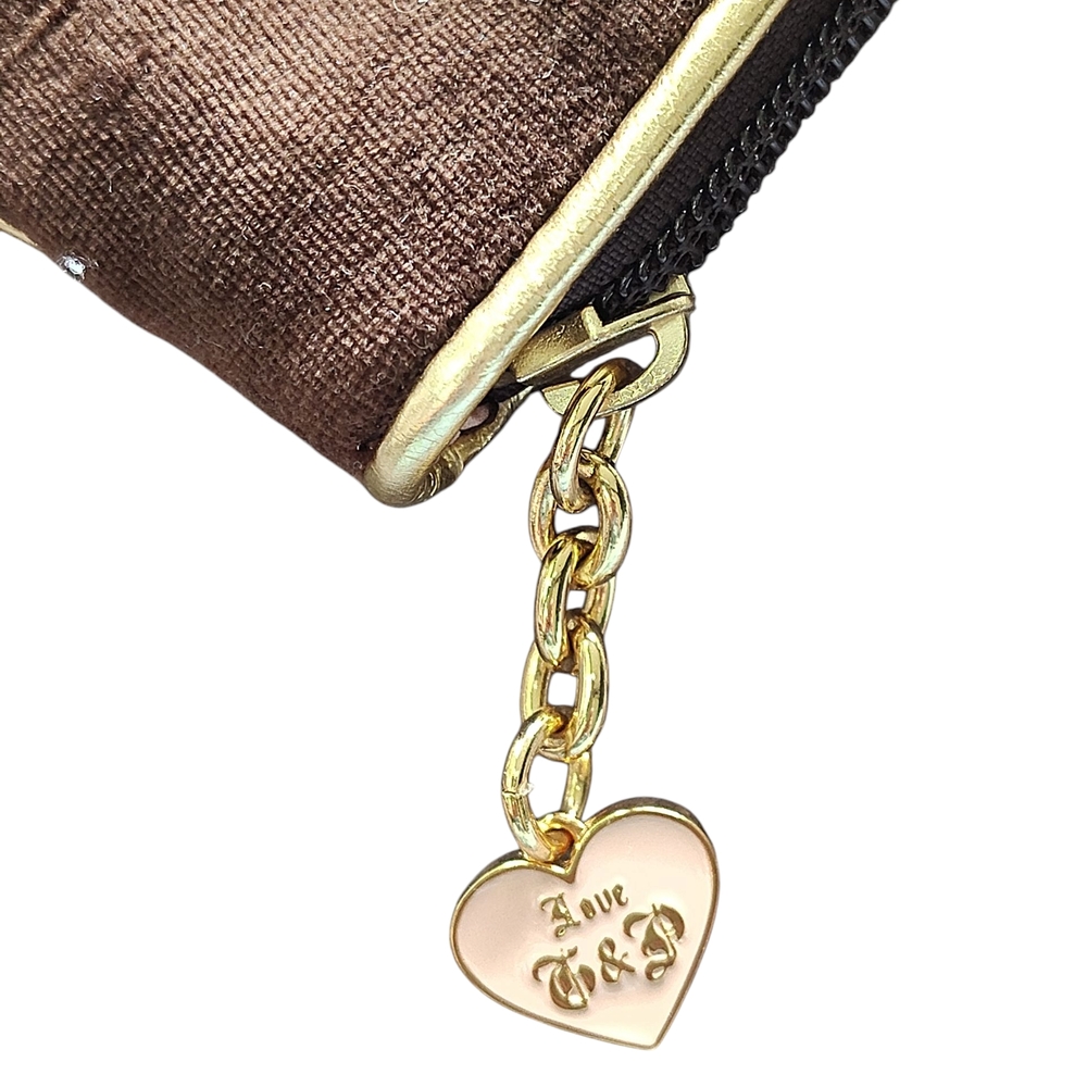 Juicy Couture Velvet Velour Wristlet Never Used - Picture 3 of 5